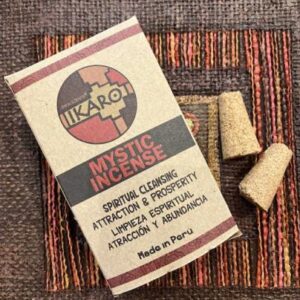 Conos de incienso de palo santo IKARO Místico – limpieza energética y espiritual