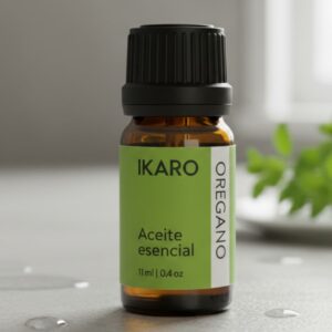 Aceite esencial de orégano IKARO 11 ml – frasco ámbar de Origanum vulgare