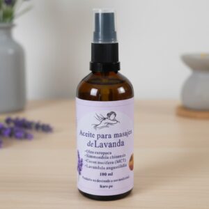 aceite para masajes de lavanda