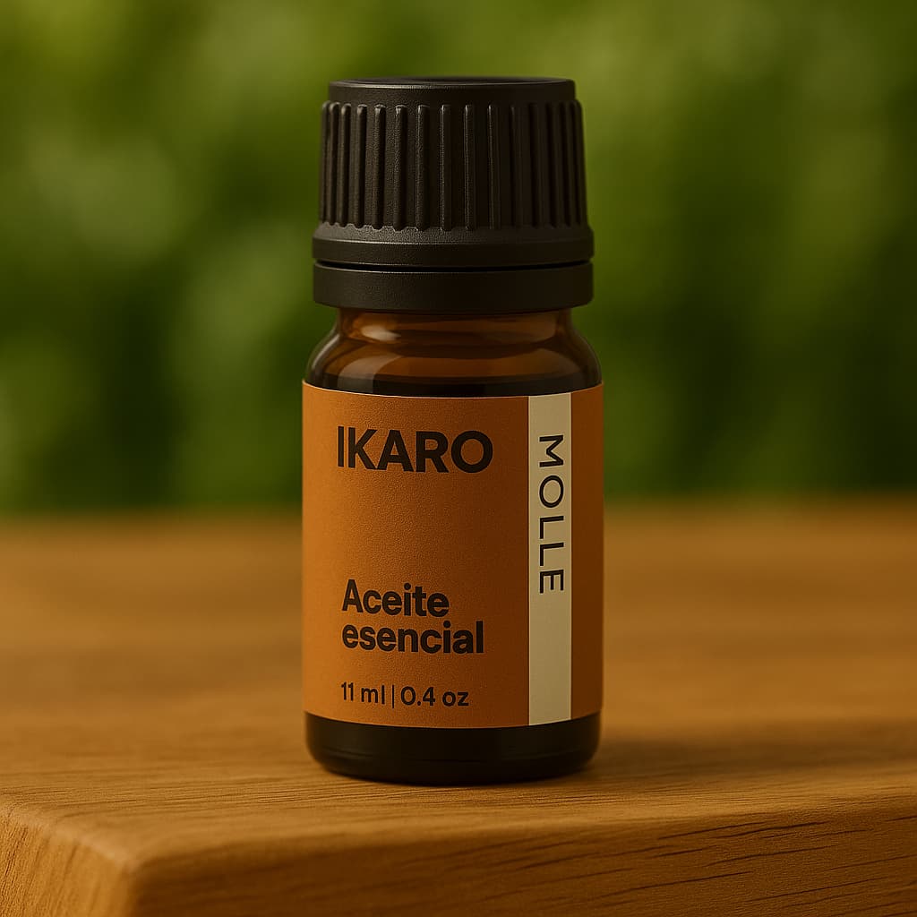 Aceite esencial de molle 11 ml IKARO Aceite esencial de molle 11 ml IKARO: para qué sirve y cómo se prepara de forma segura