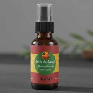 Aceite de aguaje IKARO 30 ml – prensado en frío para menopausia, piel y cabello