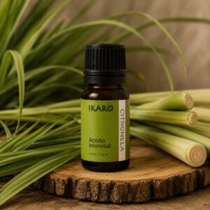 aceite esencial de citronela 11 ml – repelente natural, aromaterapia y limpieza energética
