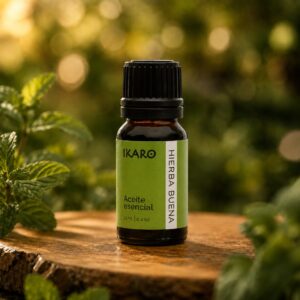 aceite esencial de hierba buena IKARO 11 ml – digestivo, cefalea y frescura mental