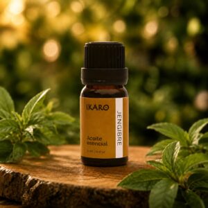 aceite esencial de jengibre IKARO 11 ml – digestivo, músculos y energía