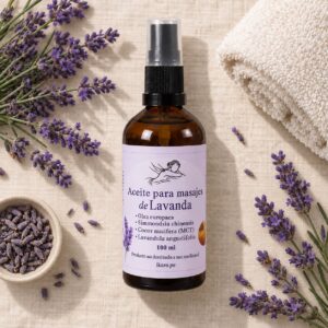 aceite para masajes de lavanda