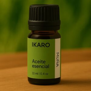 Aceite esencial de muña IKARO – aroma andino, beneficios digestivos y respiratorios con mentona