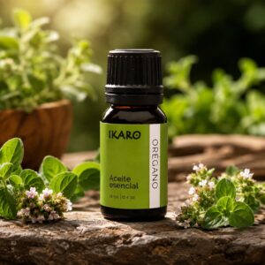 Aceite esencial de eucalipto limón 11 ml frasco ámbar IKARO – repelente natural, relajante y antiinflamatorio