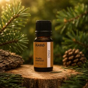 Aceite esencial de Pino (Pinus sylvestris) IKARO 10 ml – respiratorio, antiséptico y revitalizante