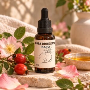 Si buscas aceite de rosa mosqueta para qué sirve, este vegetal puro de Rosa canina (Chile) es un clásico en cosmética natural por su acción regeneradora y uniformante del tono