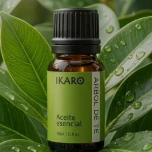 Tea Tree Oil 11 ml IKARO para acné, hongos y caspa