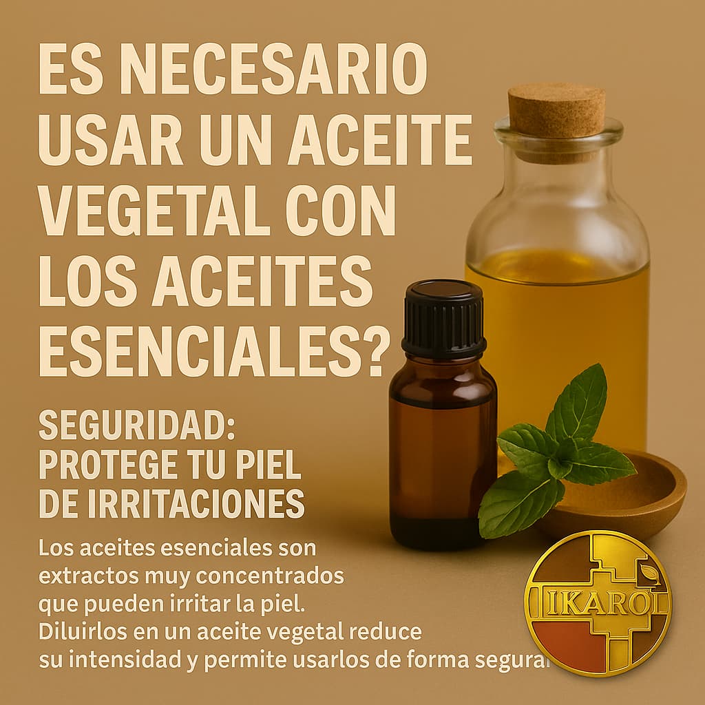 aceite vegetal para aceites esenciales: imagen de dilución segura en gotero