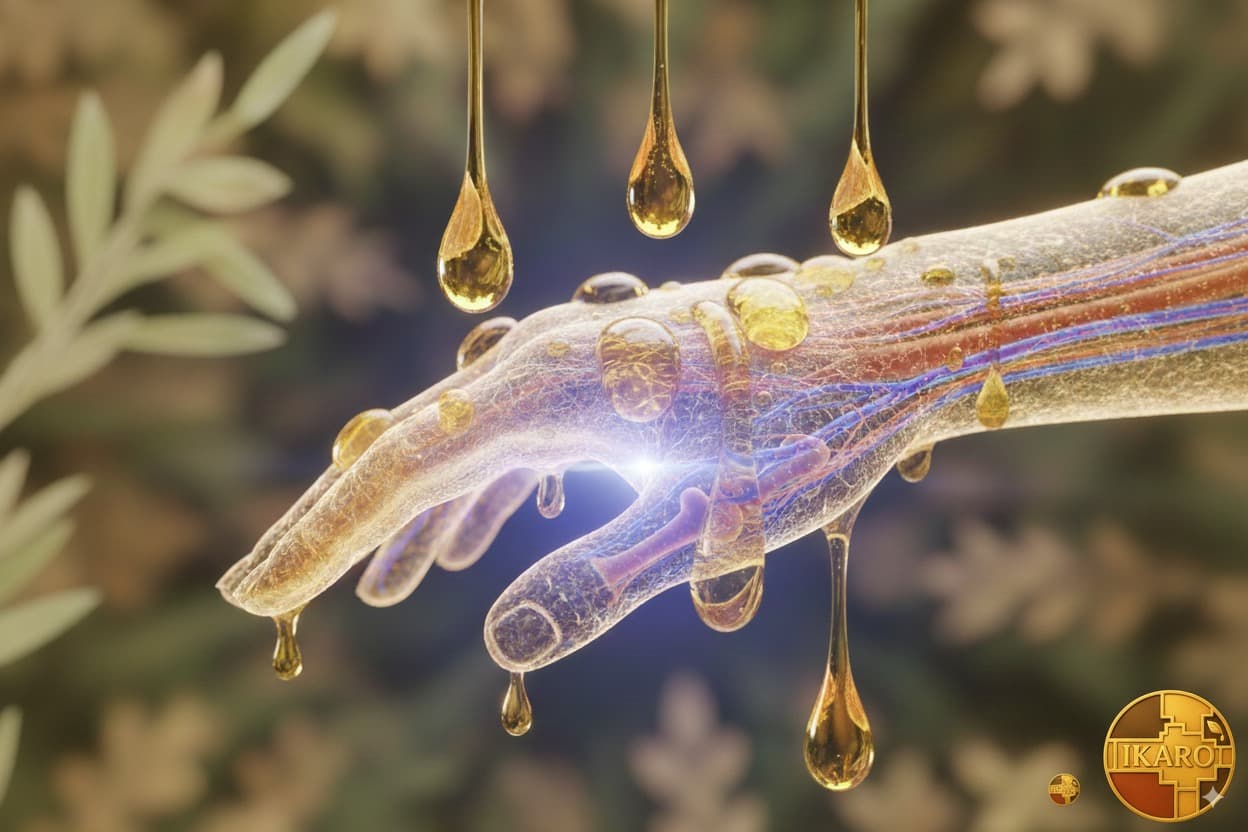 aceites minerales absorción piel bloqueo poros