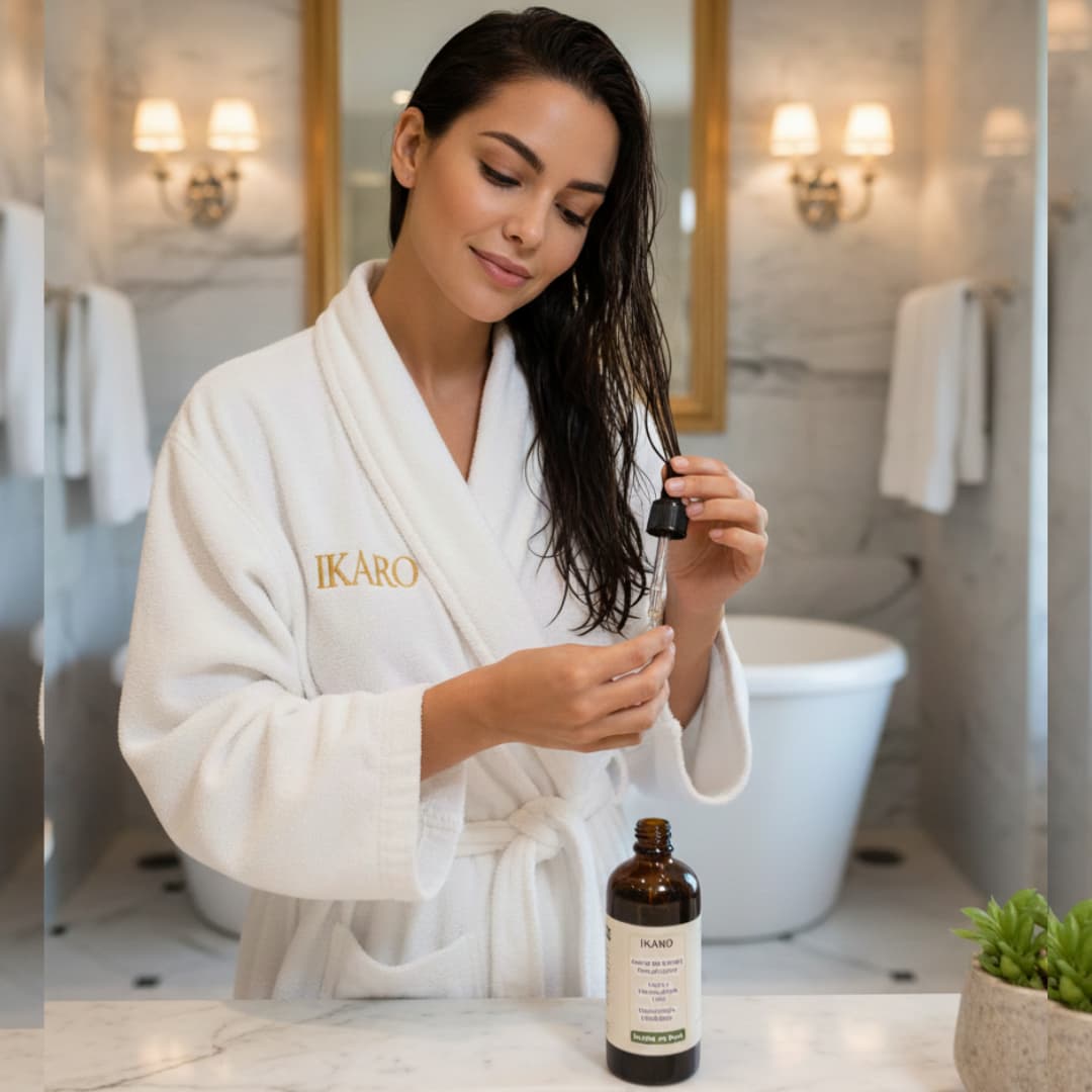 Aceite de jojoba IKARO 30 ml: hidratante natural para piel y cabello