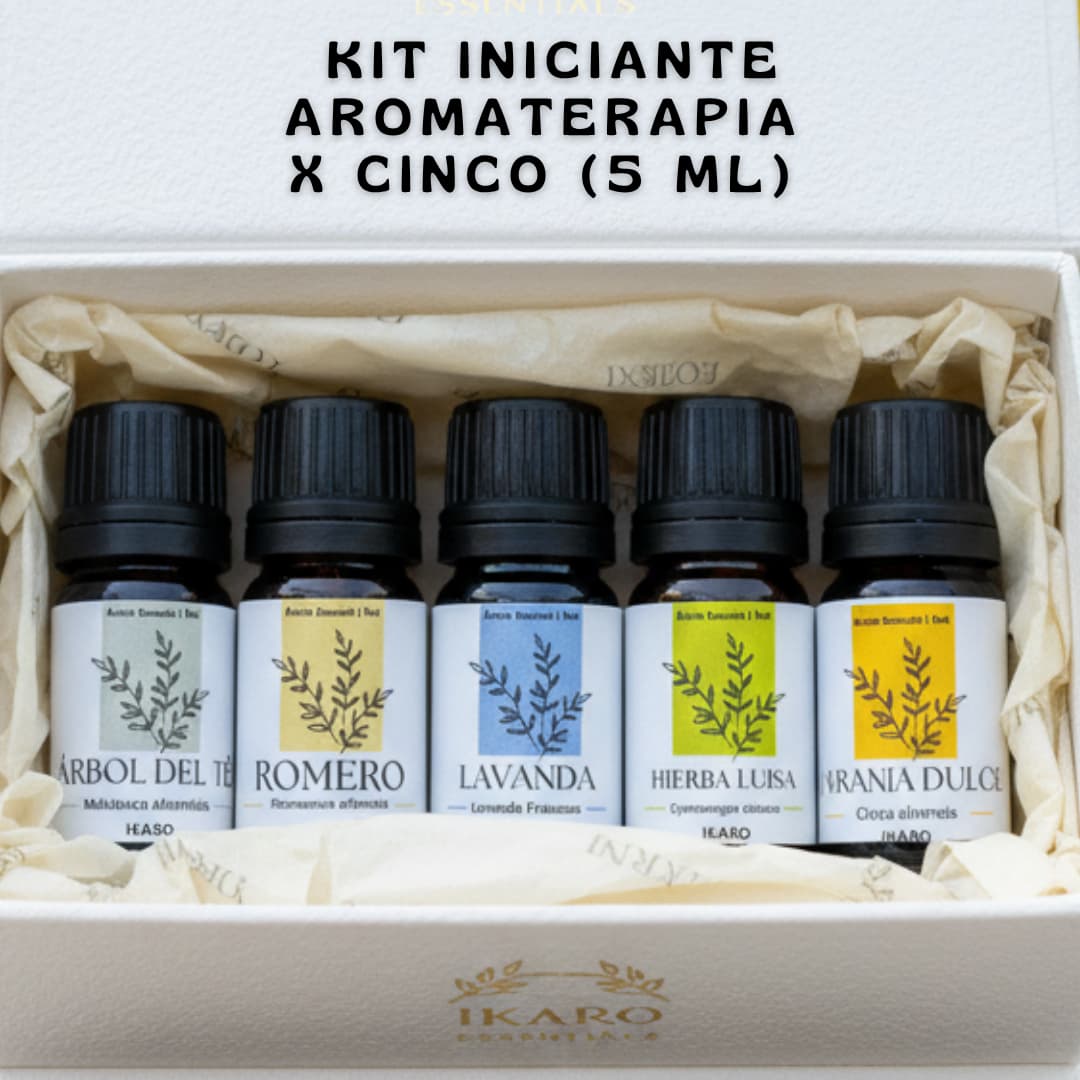 Kit de aromaterapia para iniciantes IKARO – aceites naturales