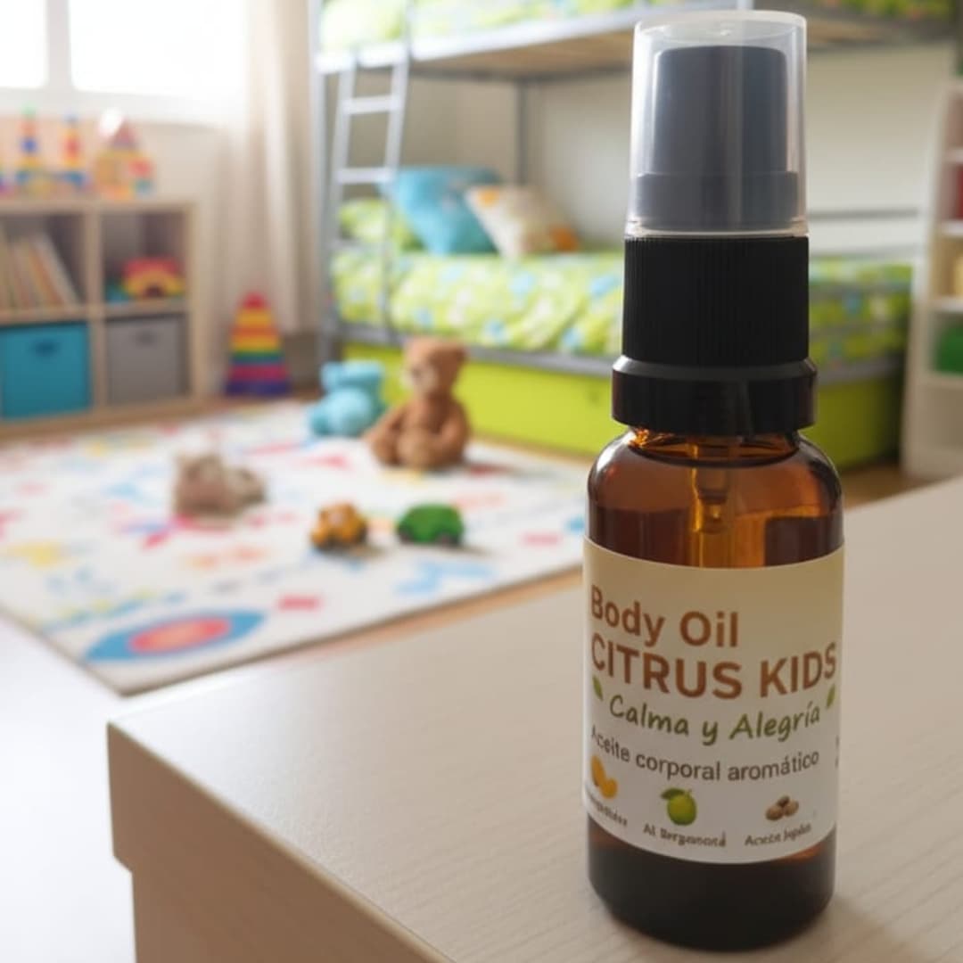 Citrus Kids – Aceite corporal infantil cítrico con naranja dulce y bergamota de IKARO