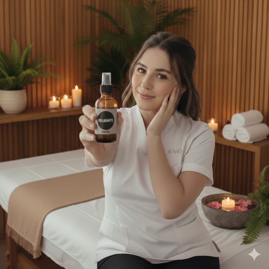 Aceites para masajes IKARO – uso profesional y hogar