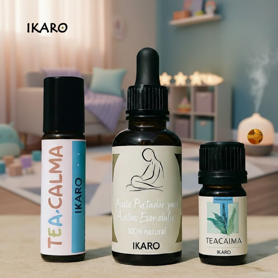 Kit TEA Calma IKARO – roll-on, mezcla pura y aceite base