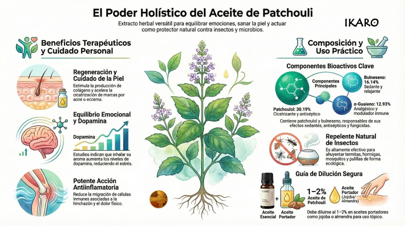 Infografía Patchouli IKARO