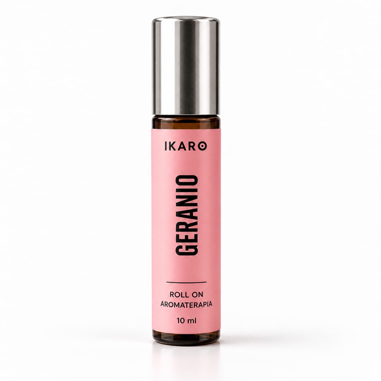 Roll-On de Geranio IKARO de 10 ml con aceite esencial de Pelargonium graveolens y aceite de jojoba