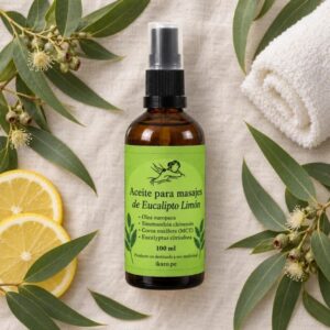 Aceite de Masaje de Eucalipto Limón 100 ml