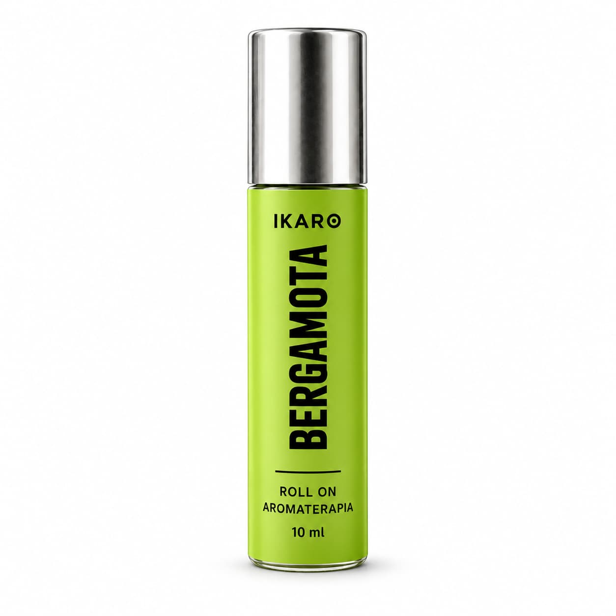 Roll-On de Bergamota IKARO de 10 ml elaborado con aceite esencial de bergamota y aceite vegetal de jojoba