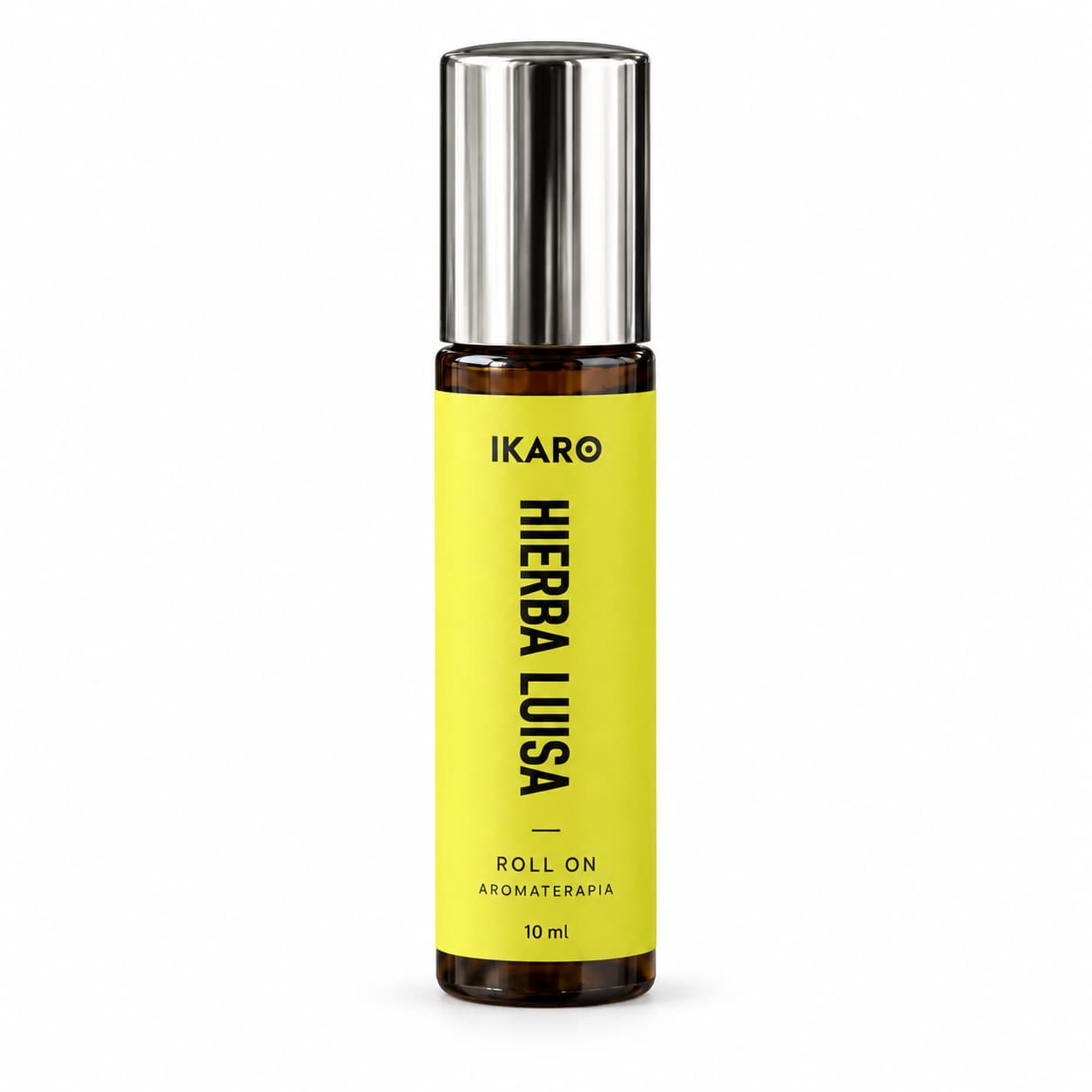 Roll-On de Hierba Luisa IKARO de 10 ml con aceite esencial de Cymbopogon citratus y aceite de jojoba
