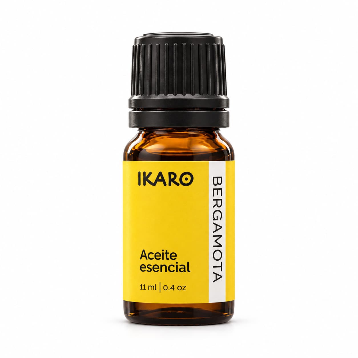 Aceite esencial de bergamota IKARO 11 ml en frasco ámbar
