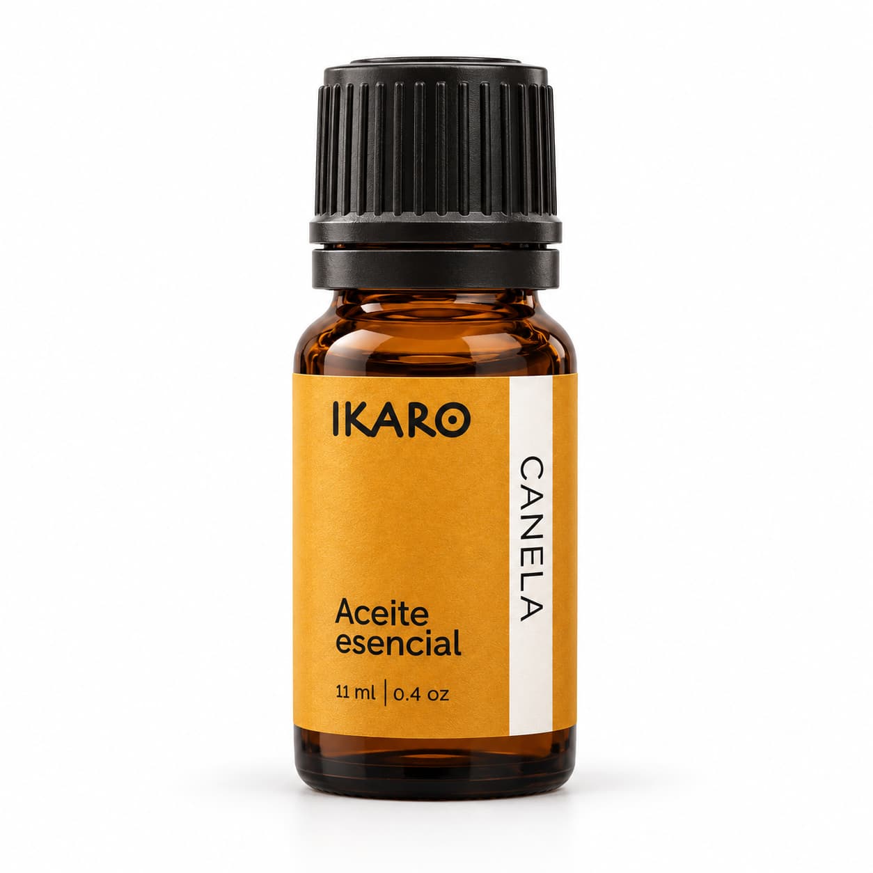 Aceite esencial de canela cassia IKARO 11 ml en frasco ámbar con gotero