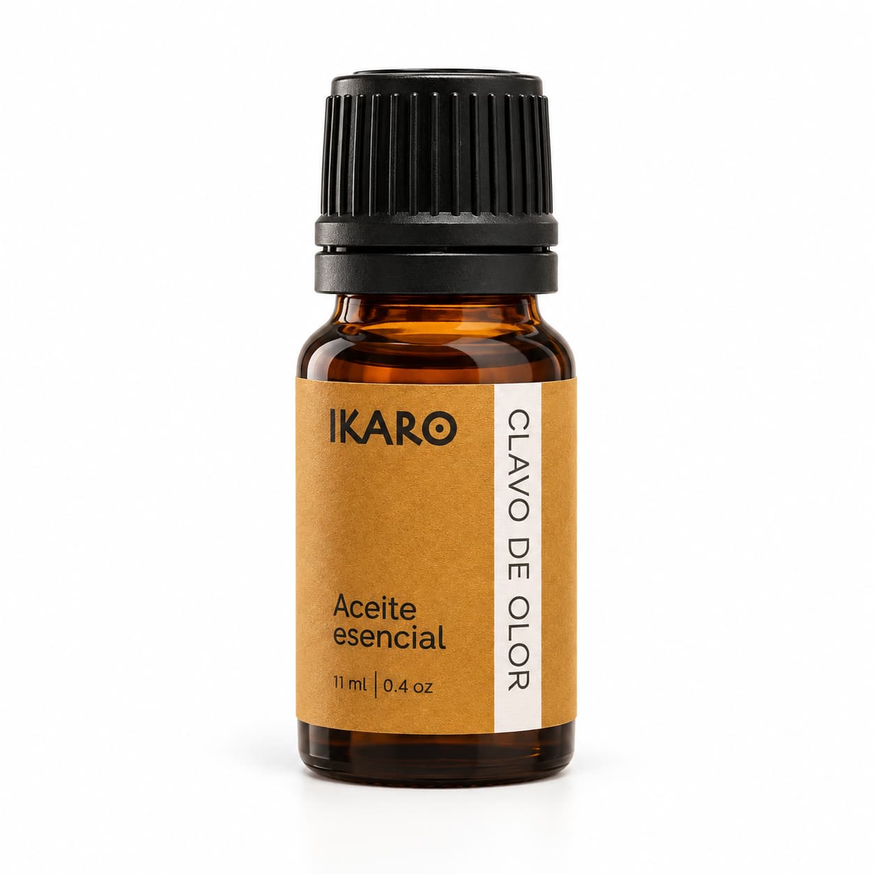 Aceite esencial de clavo de olor IKARO 11 ml en frasco ámbar